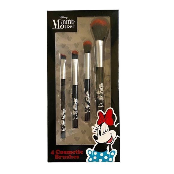 Disney's Minnie Mouse 4 Piece Cosmetics Brush Set - Picture 1 of 2
